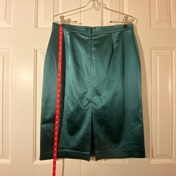 St. John Teal Pencil Skirt - Picture 3 of 6
